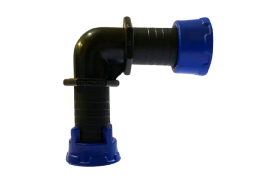 Joelho 16mm com Anéis Liso e Garra