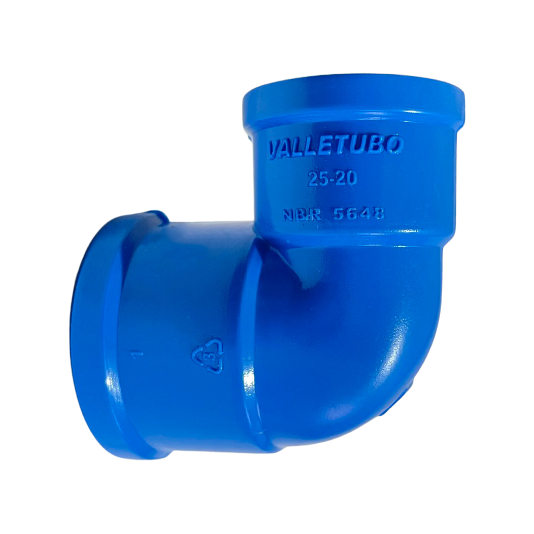 Joelho 90 graus reducao soldável