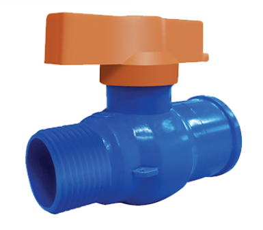 Registro de esfera com rosca interna e externa