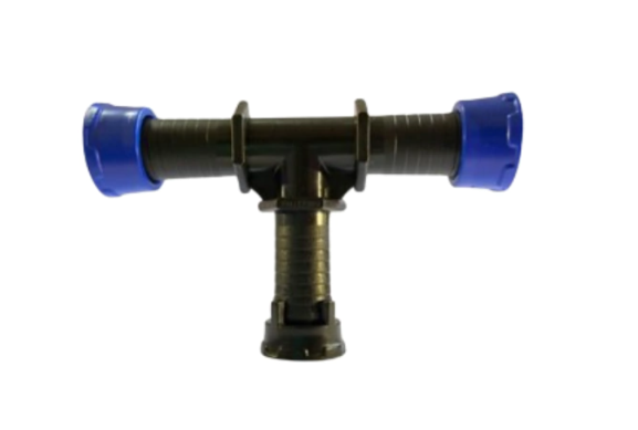 T 16mm com Anéis Liso e Garra